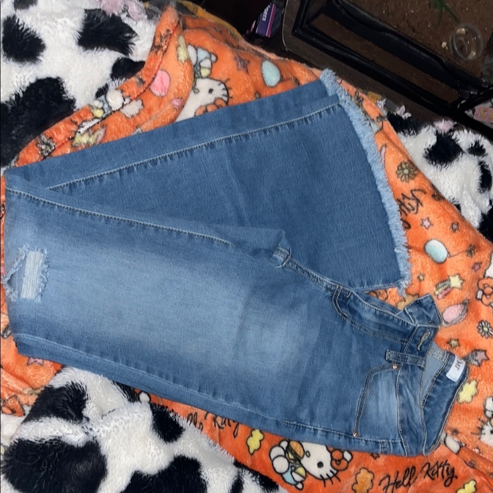 Blue Denim Women's Jeans Bellbottoms